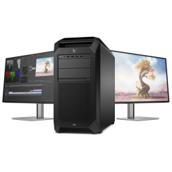 HP Z8 G5 İş İstasyonu B34SMES (XG, 64GB/1TB) HP Z8 G5 İş İstasyonu Z27k Monitörler ile