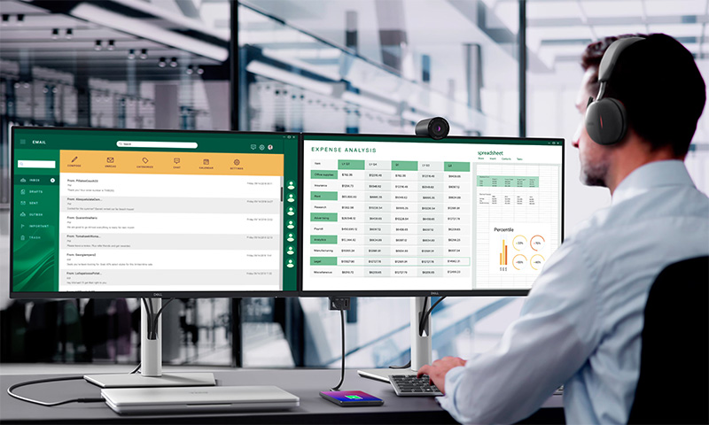 Dell Pro 24 Plus QHD USB-C Hub Monitör P2425DE Dell Pro 24 Plus QHD USB-C Hub Monitör P2425DE LS