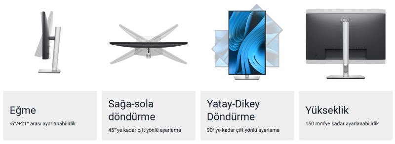 Dell Pro 27 Plus QHD Monitor P2725D Ayarlar