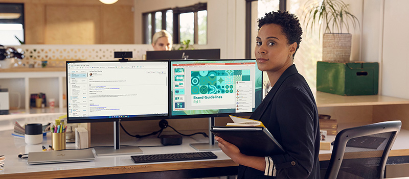 HP E24u G5 FHD USB-C Monitör (6N4D0AA) HP E24u G5 FHD USB-C Monitor (6N4D0AA) LS