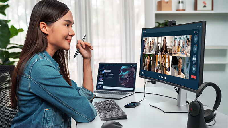 Dell Pro P 34 USB-C Hub Konferans Monitörü P3426WEB Dell Pro P 34 USB-C Hub Konferans Monitörü - P3426WEB