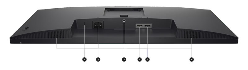 Dell Pro 27 QHD Monitör - E2726DS Dell Pro 27 QHD Monitör - E2726DS Bağlantı Noktaları